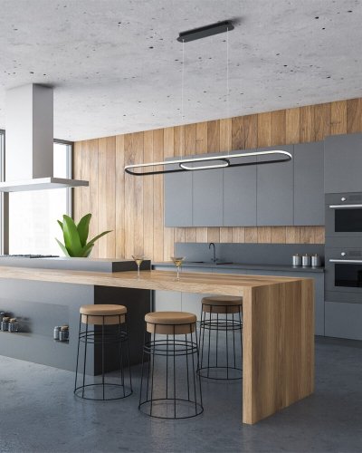 LED світильник підвісний Goldlux Cordoba 32W 4000K чорний 335180