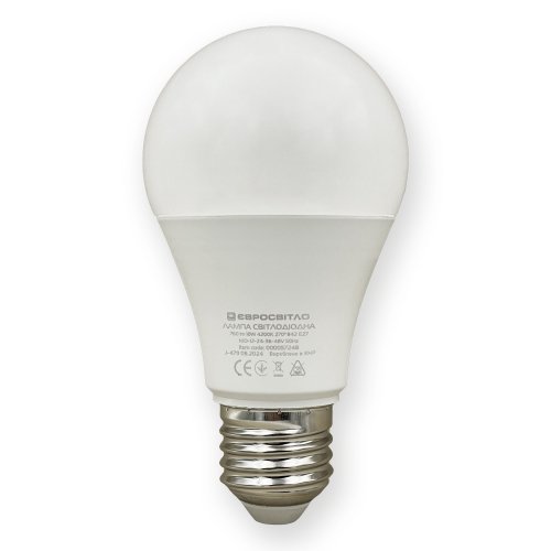 LED лампа Евросвет  МО-12-24-36-48В 10W 4100K E27 12V, 24V, 36V, 48V 000057248