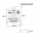 Контроллер LT SPI smart+Bluetooth RGBW 12A 144W 5-24V SP634E 71048