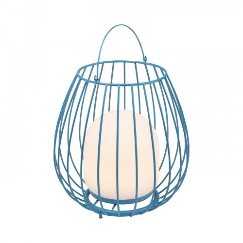 Настільна LED лампа Nordlux Jim акумуляторна вулична 3W 2700K IP54 USB блакитний 2218105006