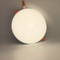 Точковий LED світильник Downlight Євросвітло 24W 4200К вбудований коло без рамки LED-R-170-24 000057948
