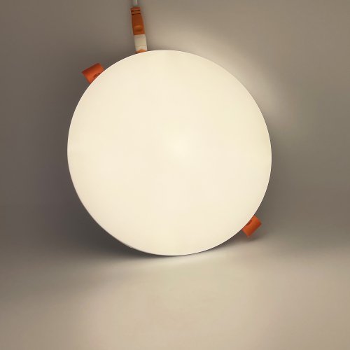 Точковий LED світильник Downlight Євросвітло 24W 4200К вбудований коло без рамки LED-R-170-24 000057948