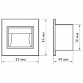 Точковий LED світильник Ardero DH1010ARD 3W 3000К IP54 8579
