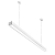 Лінійний LED світильник підвісний Євросвітло на тросах Sign EVO 72Вт 4200К білий 000059909