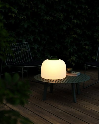 Настольная LED лампа Nordlux Kettle аккумуляторная уличная 7W 2700K IP65 USB зеленый 2018013023