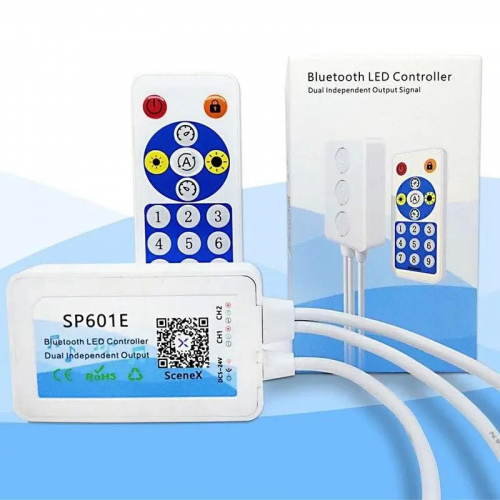 RGB контролер LT SPI smart music RF+Bluetooth 5-24V для адресної стрічки 073009
