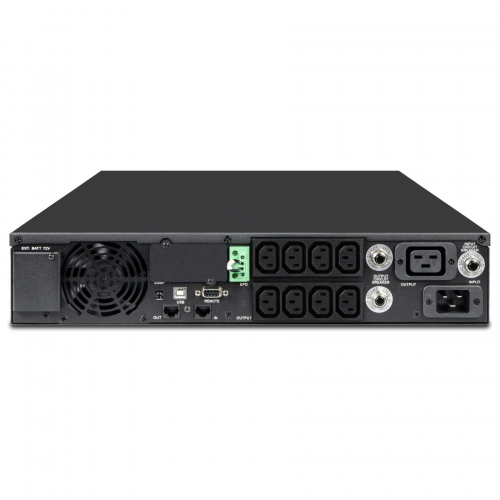 ДБЖ безперервної дії Powercom Smart RT (SRT) 3000VA 2700W з LCD-дисплеєм SRТ.3000XL.LCD.PCM