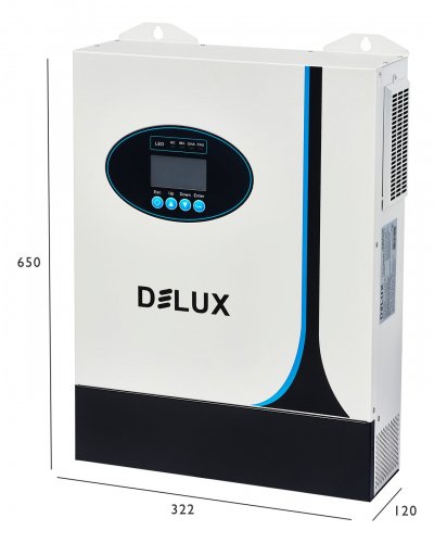 Инвертор Delux NKH-3,6KW 3000Вт гибридный солнечный с функцией заряда 90023760