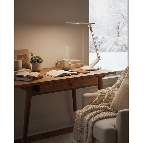 Настільна LED лампа Goldlux Optimum USB 7W 3000K/4000K/6000K білий 324979