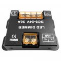 Димер з пультом Biom 30A 360W 5-24V Touch RF (15А*2 канала) D-30A-Touch-V2-W 25594