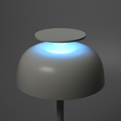 Настольная LED лампа аккумуляторная Videx 8W 4000K+RGB белая VL-TF24W