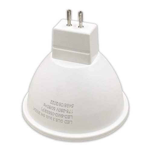 Світлодіодна LED лампа Eurolamp ECO серія "P" MR16 5W GU5.3 3000K LED-SMD-05533(P)
