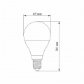 Світлодіодна лампа Titanum G45 6W E14 3000K TLG4506143