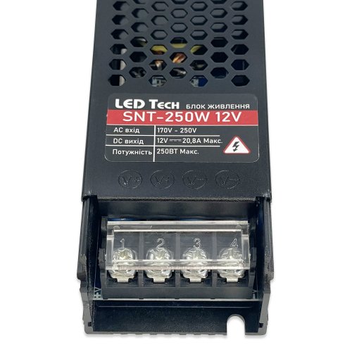Блок питания LT 250W 12V 20.8А IP20 SNT-250-12 61156