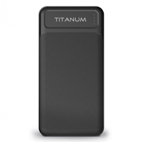 Портативное зарядное устройство (повербанк) TITANUM 912 Black 10000mAh TPB-912-B