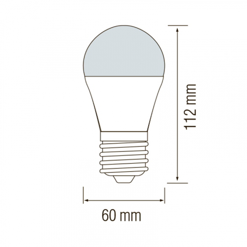 LED лампа с датчиком движения Horoz "FORCE - 10" 10W 6400К A60 E27 001-067-0010-010