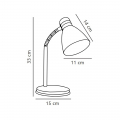 Настольная лампа Nordlux Cyclone E14 IP20 черный 73065003 Настольная лампа Nordlux Cyclone E14 IP20 черный 73065003