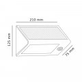 LED светильник уличный Goldlux Box на солнечной батарее 5.5W 6400К IP44 с датчиком движения 307637