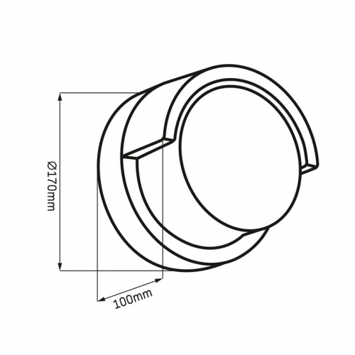 Уличный LED светильник Goldlux Essen 12W 4000K IP44 328786