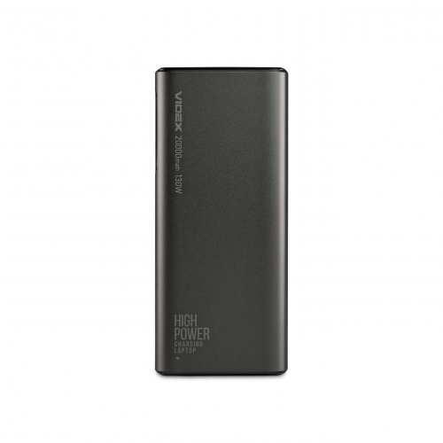 Портативний зарядний пристрій (повербанк) Videx 20000mAh 130W +Display VPB-323-B