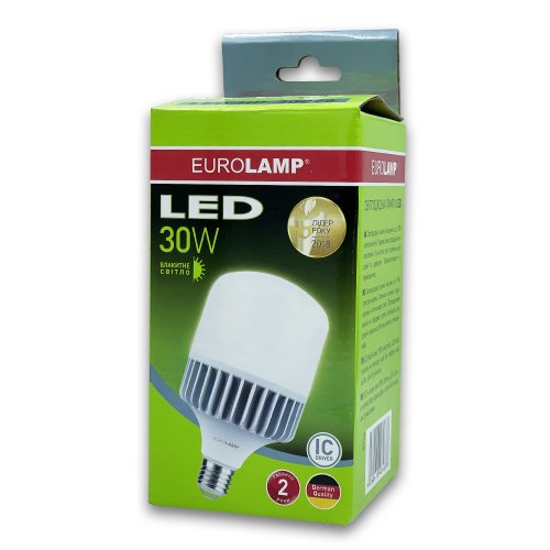 LED лампа Eurolamp 30W Е27 6500K LED-HP-30276