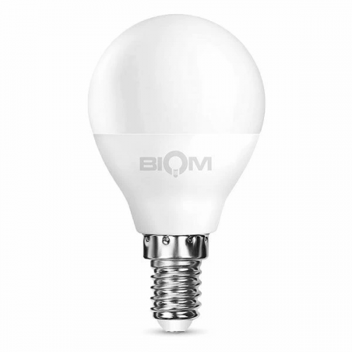 Світлодіодна лампа Biom G45 7W E14 4500K BT-566 1420
