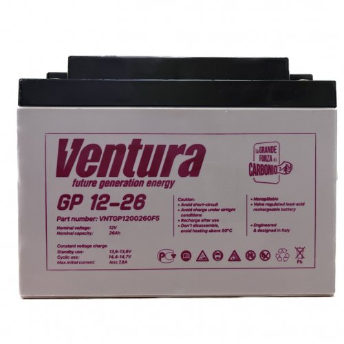 Акумуляторна батарея Ventura 12В 26А*г GP 12-26