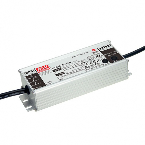 Блок питания Mean Well 60W 4A 17V IP65 HLG-60H-15A