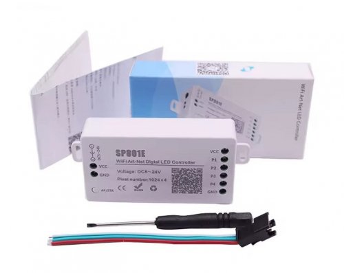 RGB контролер LT SP801E SPI Wi-Fi smart+Bluetooth RGB 5-24V 73021
