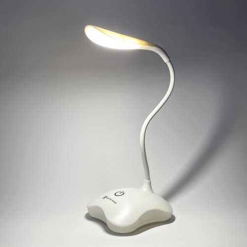 Настільна LED лампа на батарейках ElectroHouse USB 1.5W 6500K біла EH-LMT-05