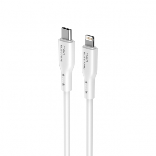 Кабель з'єднувальний зарядний Euroelectric Type-C to Type-C 1м Cable-C-L(30W)