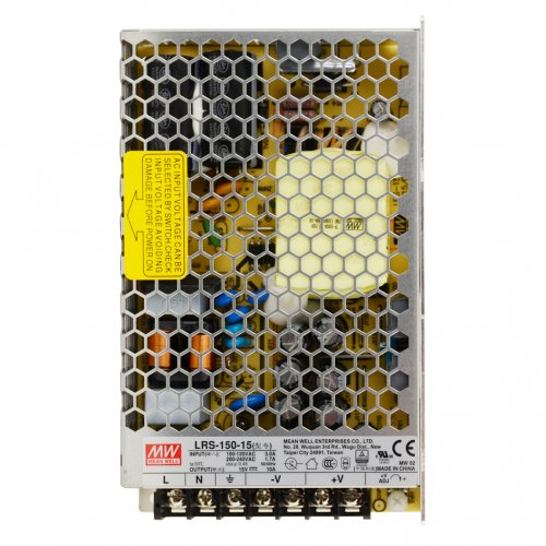 Блок живлення Mean Well 150W 15V 10A IP20 LRS-150-15