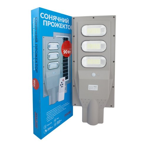 LED светильник консольный на солнечной батарее ALLTOP 90W 6000К IP65 0845C90-01 S0845ALT90WSTD
