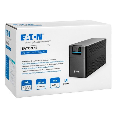 ИБП непрерывного действия Eaton 5E 900VA 480W/USB DIN G2 5E900UD