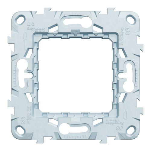 Супорт Zamak UNICA MODULAR 2 модуля, NU7002 метал NU7002