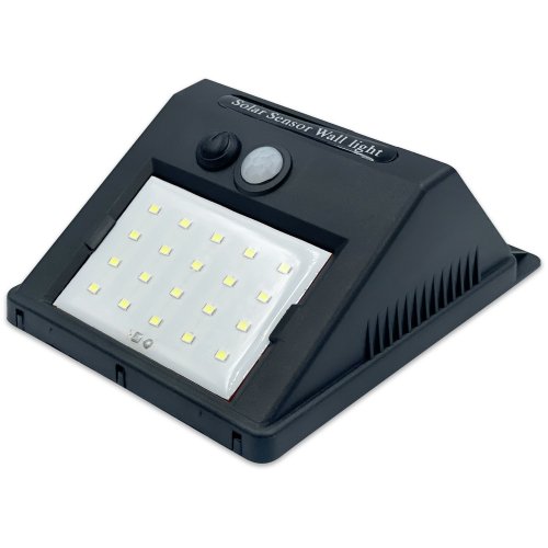 LED светильник уличный Lebron L-SL-4857A на солнечной батарее 0.3W 6500К IP44 с датчиком движения 15-17-55