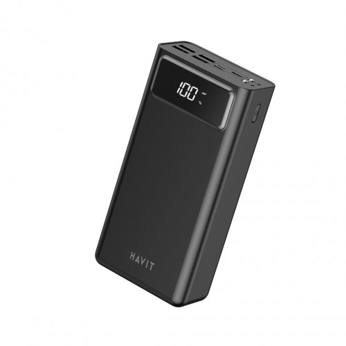 Портативное зарядное устройство (повербанк) HAVIT HV-PB56 Black 40000mAh