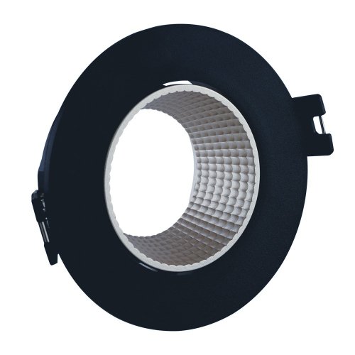 Светильник точечный Lebron L-DL-R-Bl под лампу MR16 поворотный встраиваемый черный 12-05-23