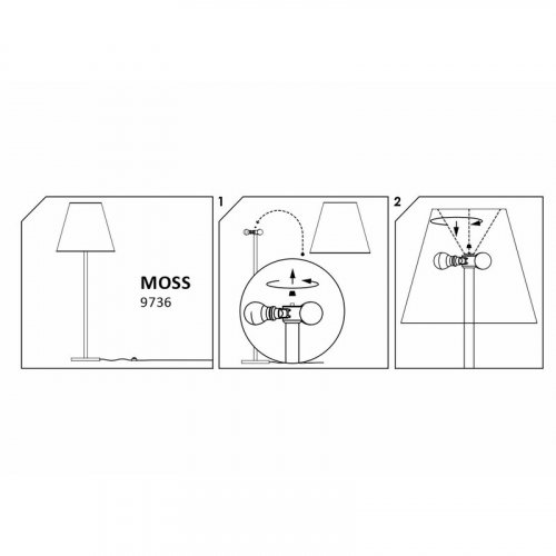 Торшер Nowodvorski MOSS E27 9736