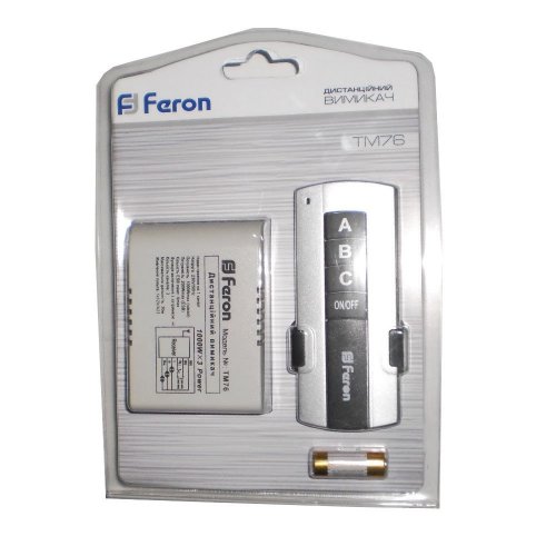 Дистанційний вимикач Feron TM76 1000W 30M 5000