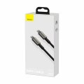 Кабель соединительный зарядный Baseus Tungsten Gold Type-C to Type-C 100W 1м черный bas-100 Кабель соединительный зарядный Baseus Tungsten Gold Type-C to Type-C 100W 1м черный bas-100