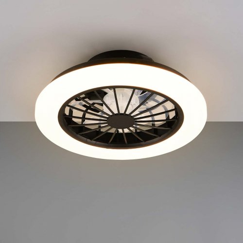 LED светильник накладной Goldlux Ghana с пультом 24W 3000K/4000K/6500K с вентилятором белый 341303