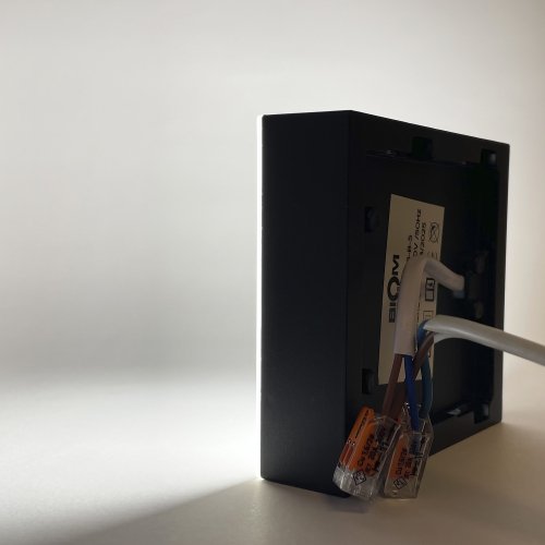 LED светильник накладной Biom 6W 5000К IP40 квадрат черный NL-2-S6-B-5 25798