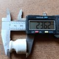Ролик для наружной проводки RE керамический «Ностальжи» белый ретро RE-0453