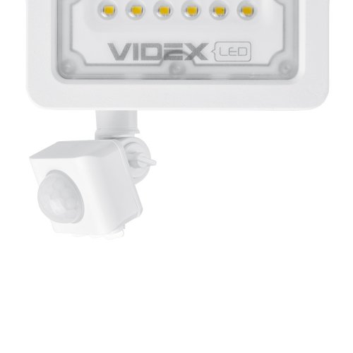 LED прожектор Videx F2e 20W 5000К с датчиком движения и освещенности VL-F2e205W-S