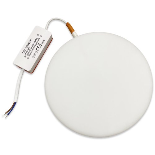 Точковий LED світильник Downlight Євросвітло 24W 4200К вбудований коло без рамки LED-R-170-24 000057948