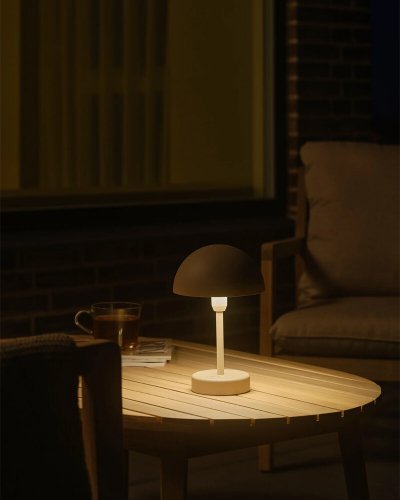 Настольная LED лампа Nordlux Ellen To-Go аккумуляторная уличная 2.8W 3000K IP44 бежевый 2418015009