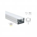 Комплект LEDBOX S профіль накладний алюмінієвий анод.LP-SL140B + розсіювач матовий 18735