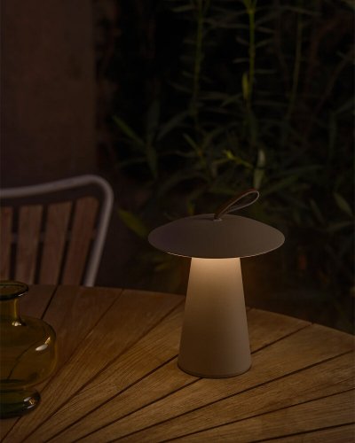 Настільна LED лампа Nordlux Ara To-Go акумуляторна вулична 2W 3000K IP54 USB пісочний 2318245008