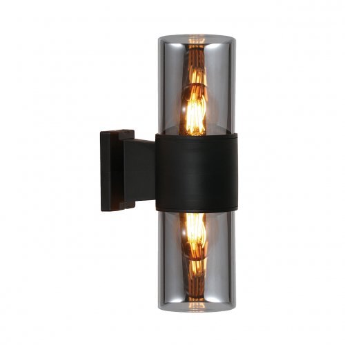 Уличный светильник Eurolamp DECO R 2xЕ27 IP54 черный BRA-2xE27(DECO)R